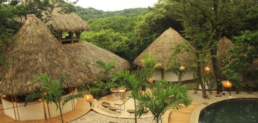 Das Dreamsea Surf Camp in San Juan del Sur liegt mitten im Regenwald