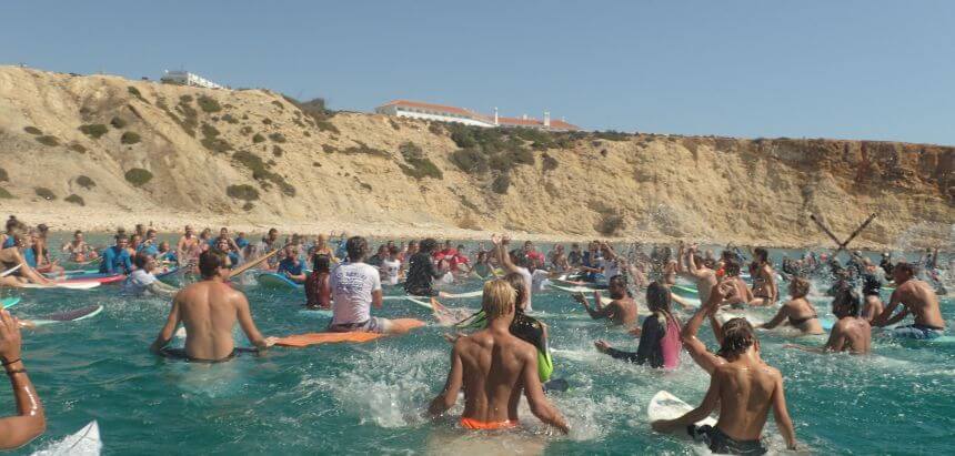 Paddle Out For Nature 2018 am Praia da Mareta in Sagres_Portugal Paddle Out For Nature 2018 am Praia da Mareta in Sagres_Portugal