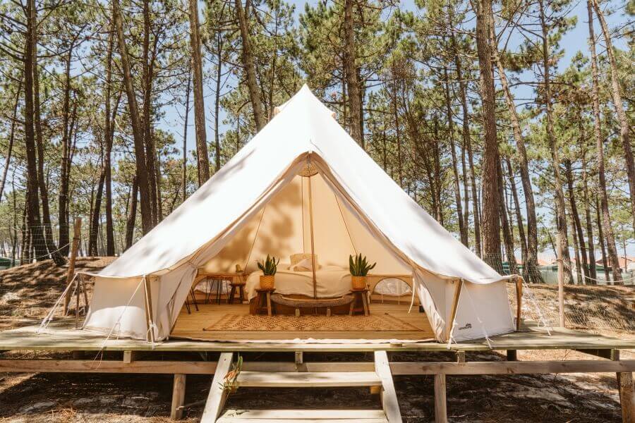 Glamping-Zelt-vom-Dreamsea-Surfcamp-Portugal-am-Praia-da-Tocha